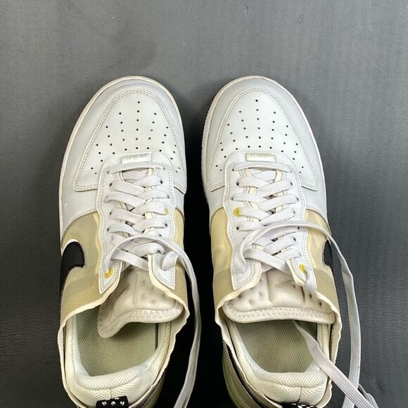 Nike Air Force 1 React 'Sail Barely Volt sneaker shoes mens size  9.5 - Picture 6 of 8